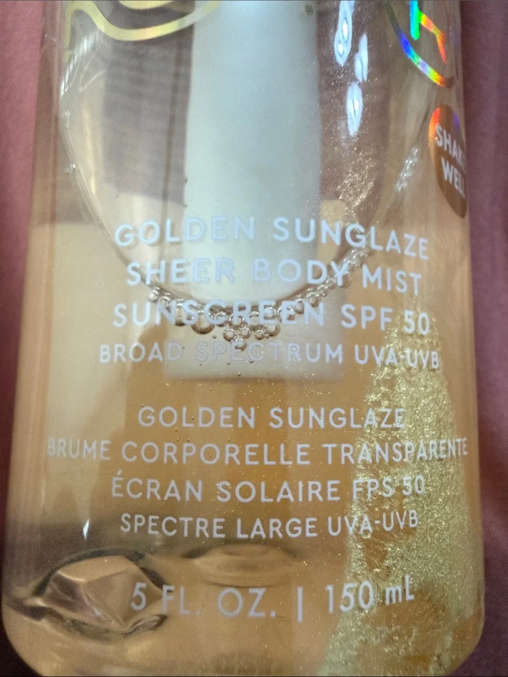 Kopari Golden Sunglaze Sheer Body Mist Sunscreen SPF 50